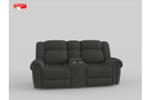 9204CC-PW Seating-Brennen Collection 2pc Set: Sofa, Love (Power)
