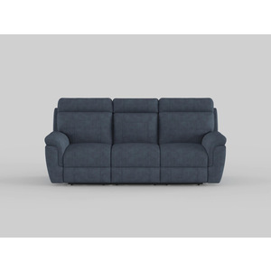 9301GRY-3 Double Reclining Sofa with C...