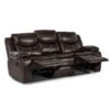 8230BRW Seating-Bastrop Collection 2pc Set: Sofa, Love