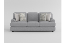 9648GY Seating-Bradford Collection 2pc Set: Sofa, Love