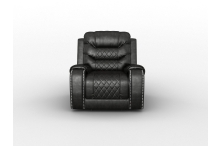 9405BR-PW Seating-Putnam Collection 2pc Set: Sofa, Love (Power)