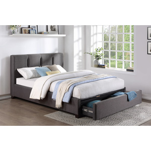 HE-1632GH-1DW  Queen Platform Bed with Storage Footboard