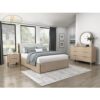HE-1313N-1  Queen Platform Bed with Footboard Storage