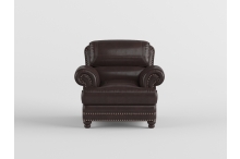 9268BRW Seating-Milford Collection 2pc Set: Sofa, Love
