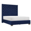 UPHL VELVET EK BED, BLUE