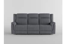 9646GY Seating-Dean Collection 2pc Set: Sofa, Love