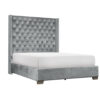 UPHL VELVET EK BED, GRAY