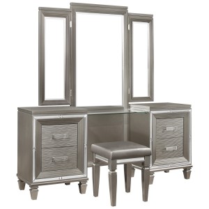 1616-15* Vanity Dresser with Mirror