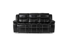 8230BLK Seating-Bastrop Collection 2pc Set: Sofa, Love