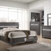 Lubna Gray Full 4 Piece Set