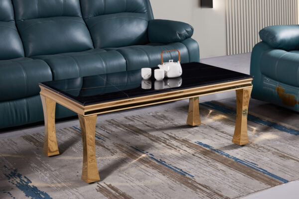 Gandhi Gold/Black Coffee Table
