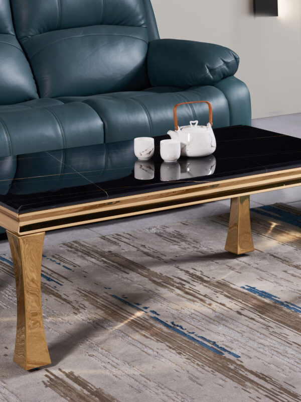 Gandhi Gold/Black Coffee Table