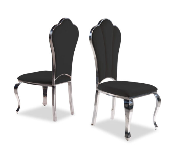 Lilo Black & Silver Dining Chair