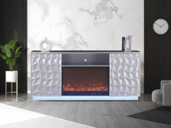 Salvador Silver TV Stand