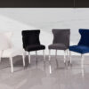 Stitch Black & Silver Dining Chair
