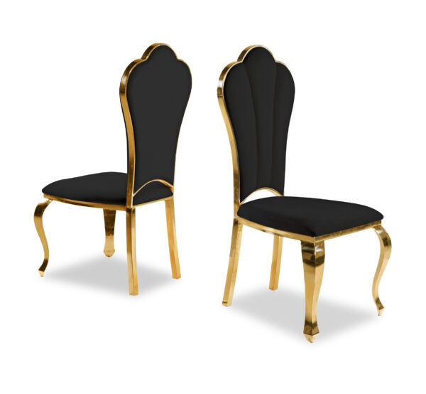 Lilo Black & Gold Dining Chair