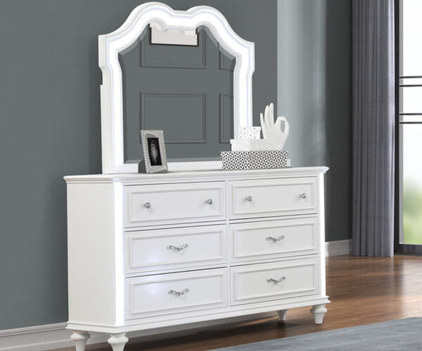 Evangeline White Queen 5 Piece Set