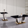 Shakespeare Silver/Black End Table