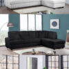 Lisbon Gray
2-Pc Sectional Reversible Chaise