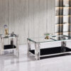Columbus Silver/Black Coffee Table