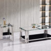 Columbus Silver/Black End Table