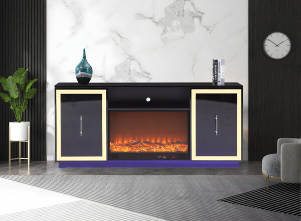 Cali Black TV Stand