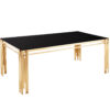 Columbus Gold/Black Dining Table