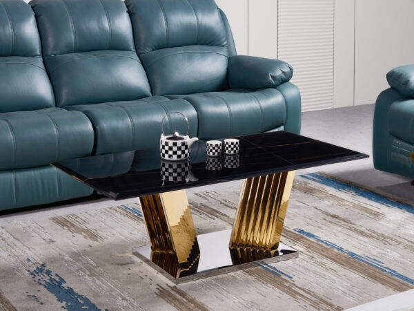Shakespeare Gold/Black Coffee Table