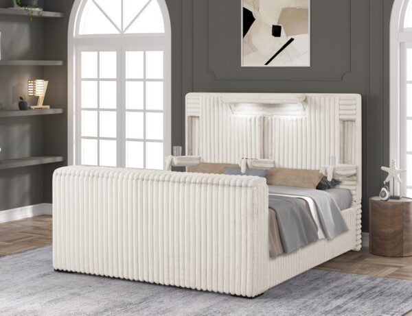 Destiny TV Bed White