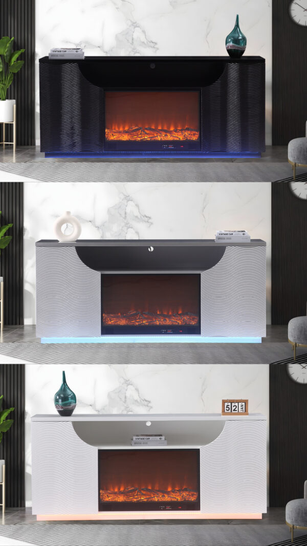 Rosario Black TV Stand