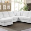 Lyon White LAF Chaise
3-Pc Sectional Chaise