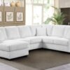 Lyon White LAF Chaise
3-Pc Sectional Chaise
