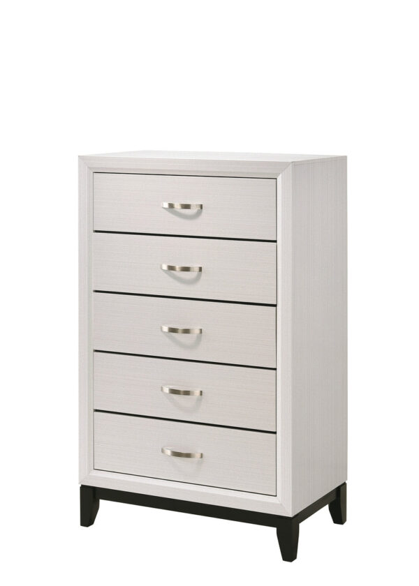 Caroline White B128 Twin 5 Piece Set