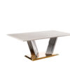 Shakespeare Silver/White Coffee Table