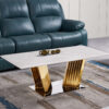 Shakespeare Gold/White Coffee Table