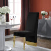 Cinderella Black &  Gold Dining Chair