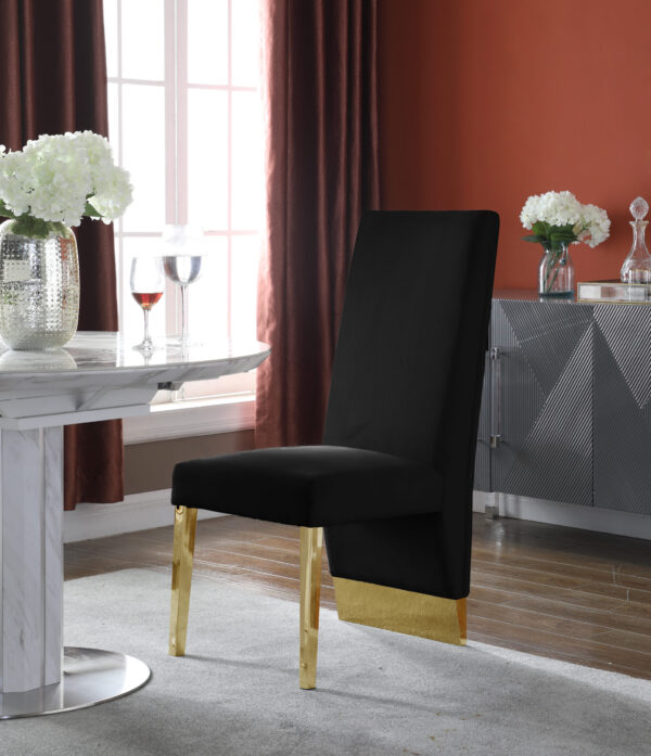 Cinderella Black &  Gold Dining Chair