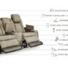 Arcadia Brown Sofa