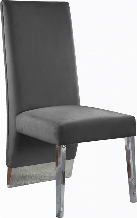 Cinderella Gray & Silver Dining Chair