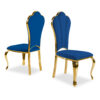 Lilo Blue &  Gold Dining Chair