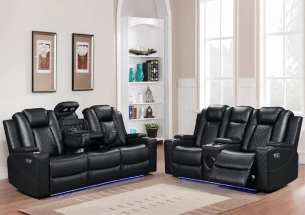 Dearborn Black Sofa