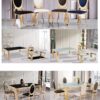 Columbus Gold/Black Coffee Table