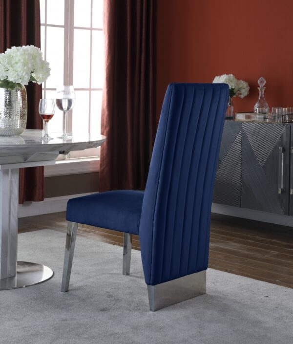 Cinderella Blue & Silver Dining Chair