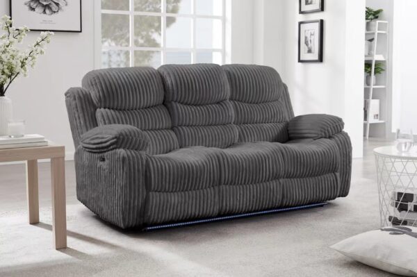 Flint Gray Sofa + Loveseat Set