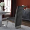Cinderella Gray & Silver Dining Chair