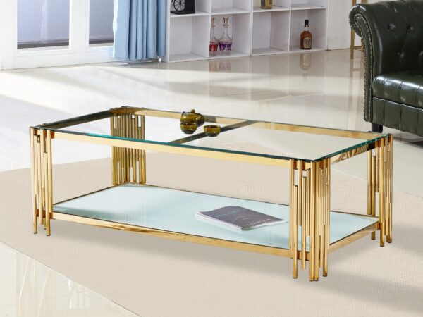 Columbus Gold/White Coffee Table
