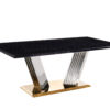 Shakespeare Silver/Black Coffee Table