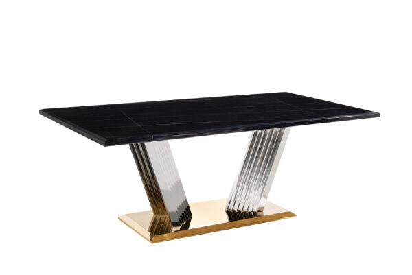 Shakespeare Silver/Black Coffee Table