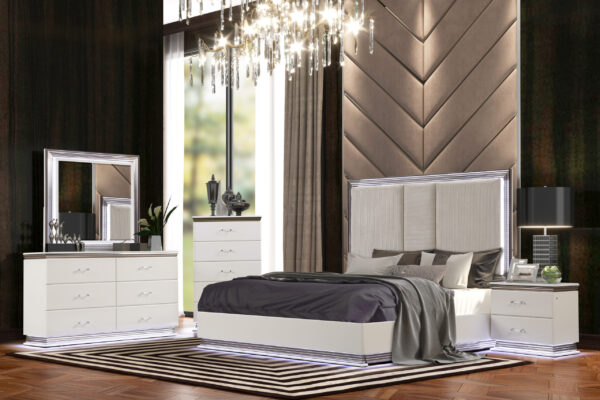 Dalal White Queen 4 Piece Set