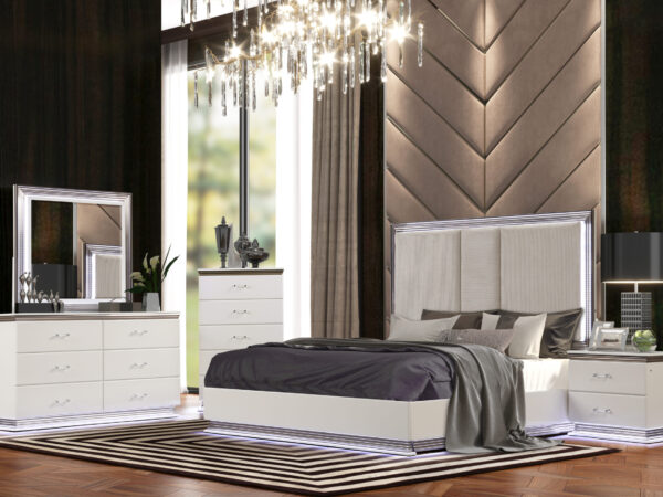 Dalal White King 4 Piece Set
